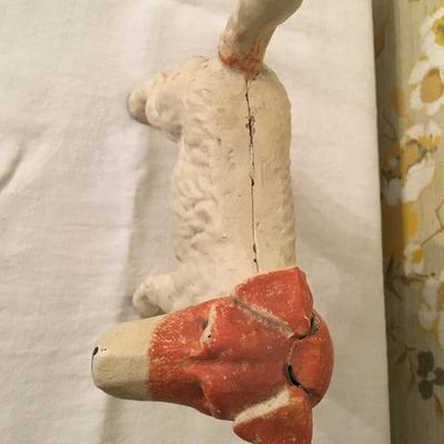 vintage cast iron terrier doorstop