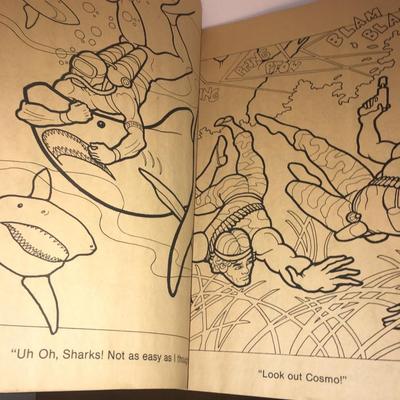 vintage combat force coloring book