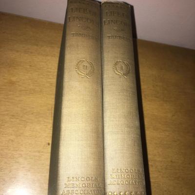2 volumes Life of A. Lincoln