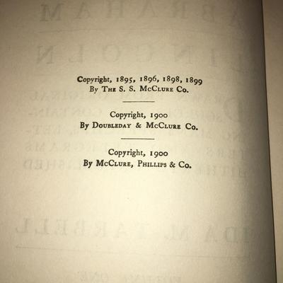 2 volumes Life of A. Lincoln