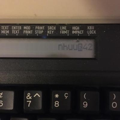 AT&T 6610 Surespell 2 Electric Typewriter Tested