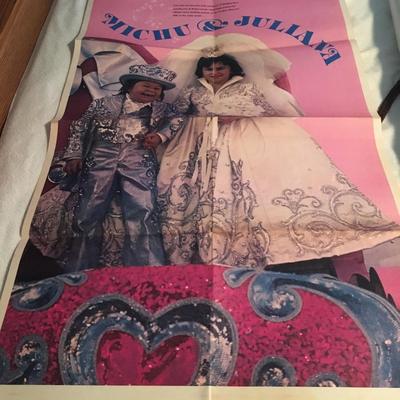 Vintage circus program with poster