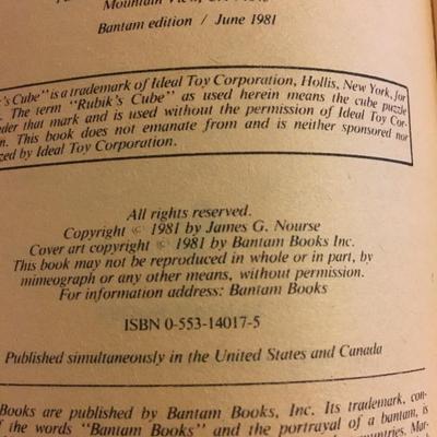 Paperback Rubiks solving book