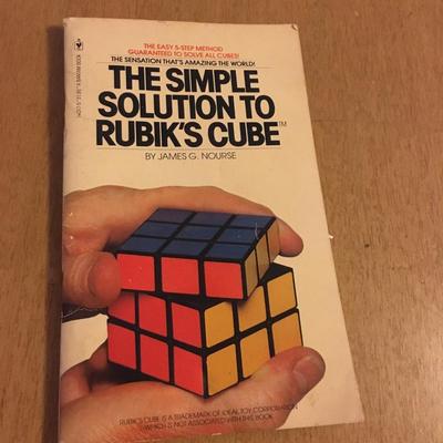 Paperback Rubiks solving book