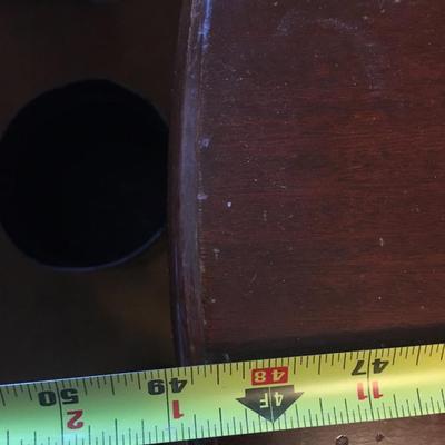 Rare Original Art Deco Office Mid Century Modern Desk Glass Arch Top
