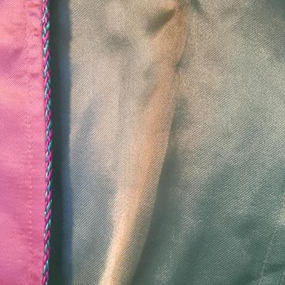 Vintage 4 piece silk pj set in suitcase