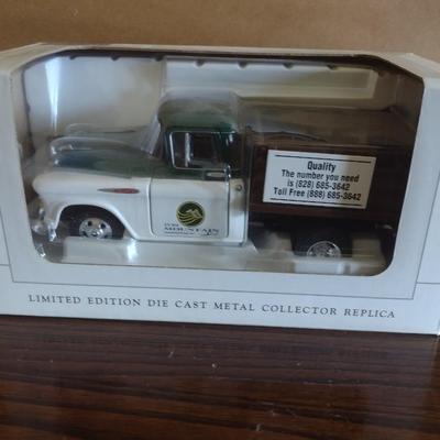 Limited Edition 1957 Chevy Work Truck Diecast Metal Replica Local Business to Hendersonville, NC