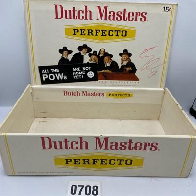 Dutch Master cigar box