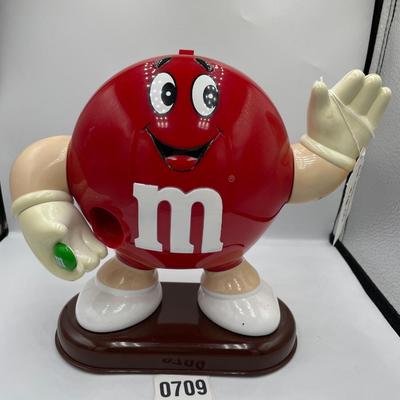 M & M candy dispenser