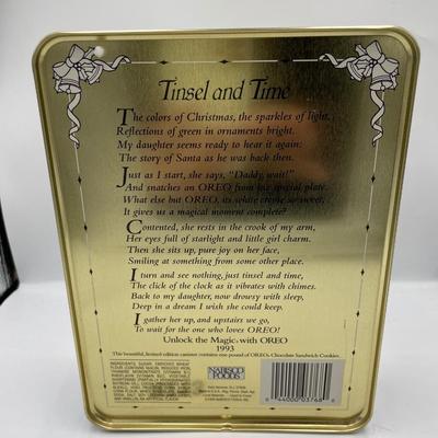 Oreo Christmas tin