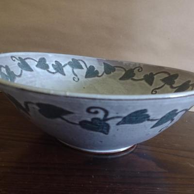 Pottery Bowl Signed by Artist
