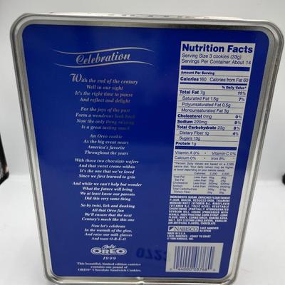 Oreo 20th century commemorative tin