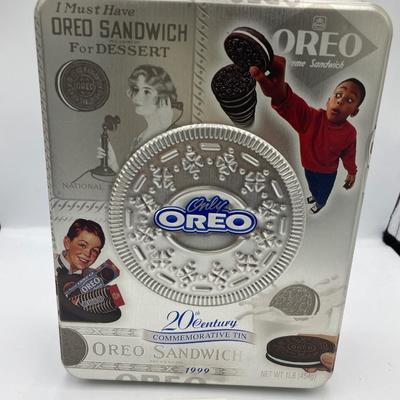 Oreo 20th century commemorative tin
