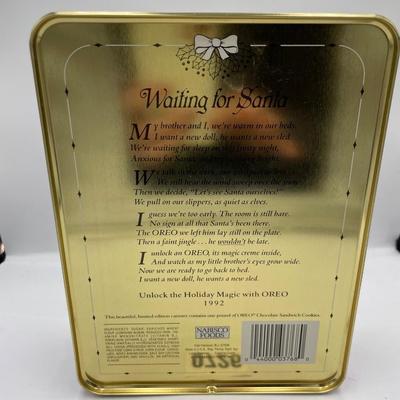 Oreo Christmas tin