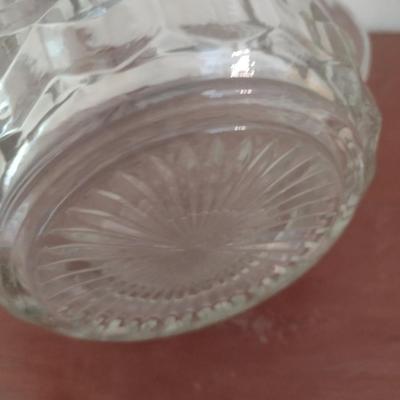 Vintage Fostoria American Pattern Clear Glass Water Pitcher