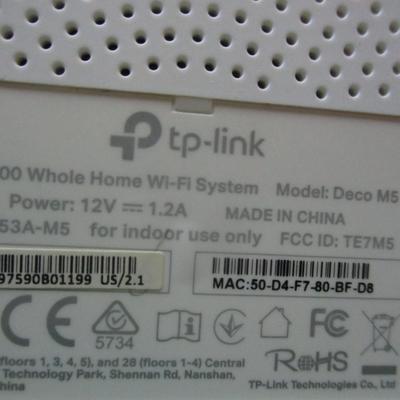 Tp-Link AC1300 Whole Home Wi-Fi Model Deco M5 - B