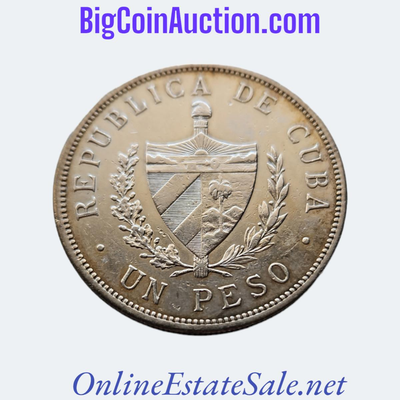 1915 Cuba Star Peso (XF)