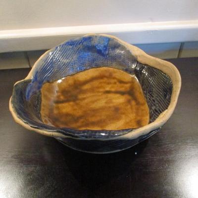 Handmade Pottery Bowl- Signed by Artist - G