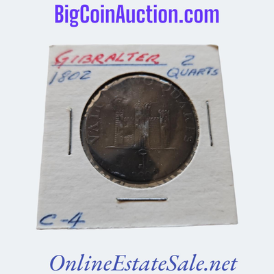 1802 Gibraltar 2 Quarts c-4