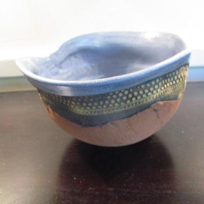 Handmade Pottery Bowl- Signed by Artist- Approx 7