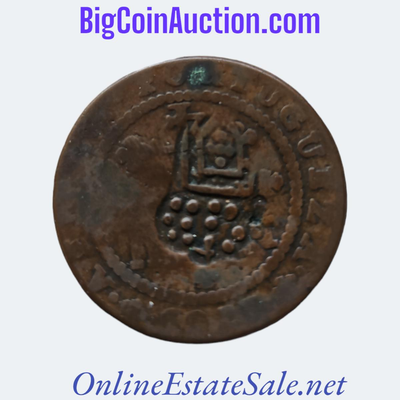 1763 4 Reis countermarked