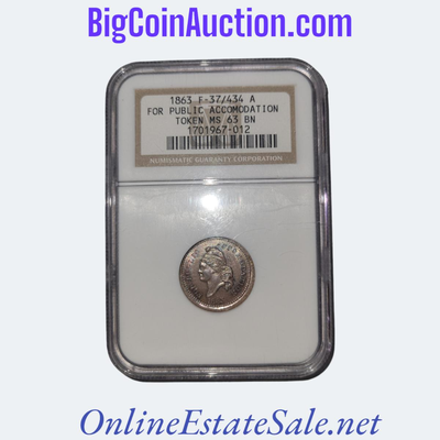 (1863) PUBLIC ACCOMMODATION TOKEN