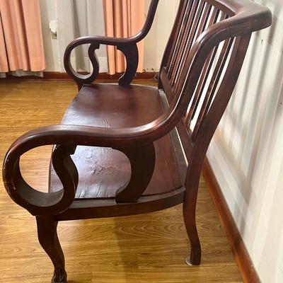 Antique Mahogany(?) Settee