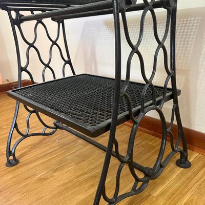 Black Wrought Iron Table