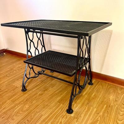 Black Wrought Iron Table