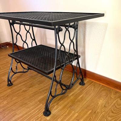 Black Wrought Iron Table