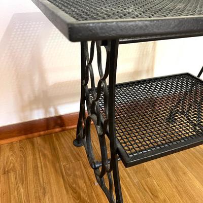 Black Wrought Iron Table