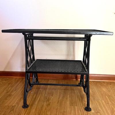 Black Wrought Iron Table