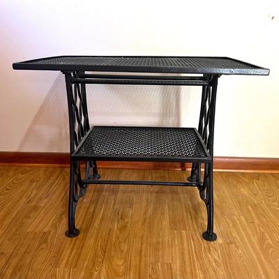 Black Wrought Iron Table