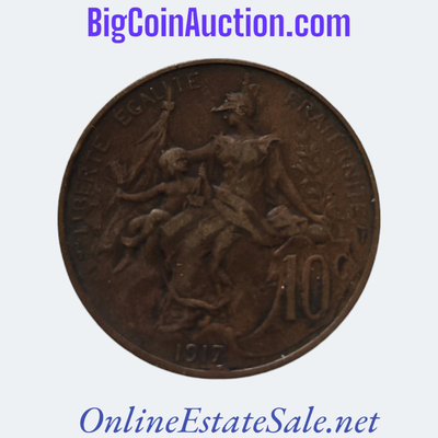 1917 10 cent Y-61