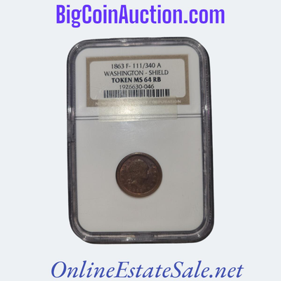 (1863) WASHINGTON TOKEN