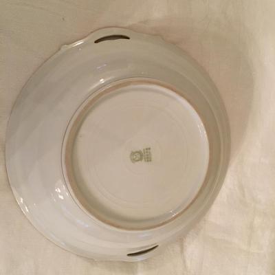 NORITAKE Japanese Porcelain Hand-painted Bowl Gold Flower Basket Pattern Mark