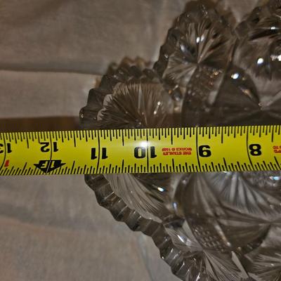 American Brilliant Crystal serving Bowl