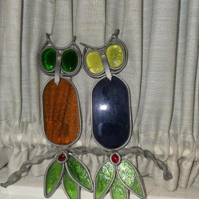 Vintage Owl Suncatcher