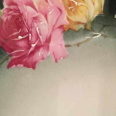 Roses a la Paris GErman plate