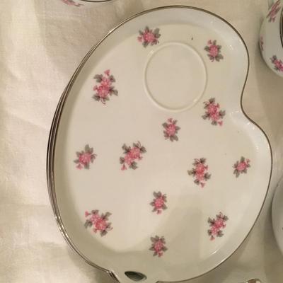 Noritake Palace Rose snack set