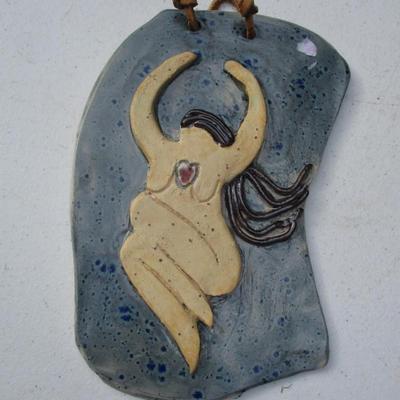 Handmade Pottery Wall Art- Signed by Artist