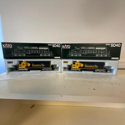 US1775 KATO HO Scale Like new Santa Fe Trains