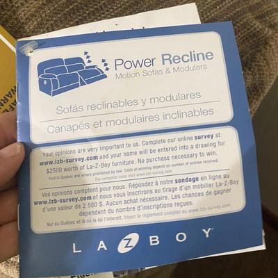 LazBoy Power Reclining Loveseat