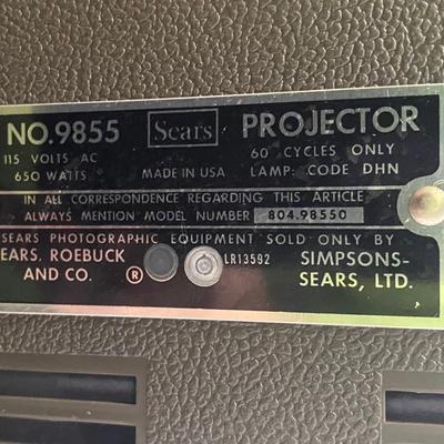 Sears Continental 55 Slide Projector