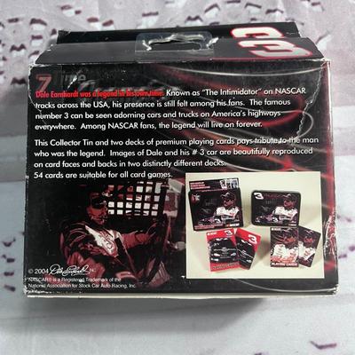 DALE EARNHARDT DECKS OF PLAYING CARDS IN TINS