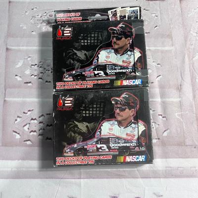 DALE EARNHARDT DECKS OF PLAYING CARDS IN TINS