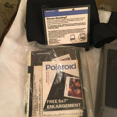 Spectra System Polaroid with remote control and carrying case