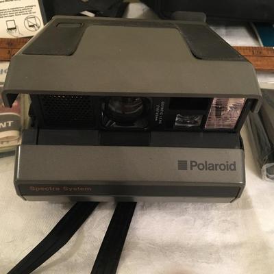 Spectra System Polaroid with remote control and carrying case