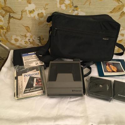 Spectra System Polaroid with remote control and carrying case