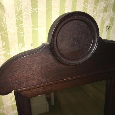Antique Knoxville Table & Chair Co. Small Tall Mahogany Mirror